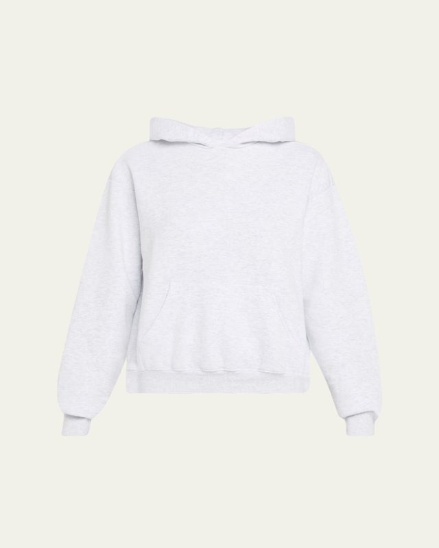 Cotton Fleece Hooded Pullov